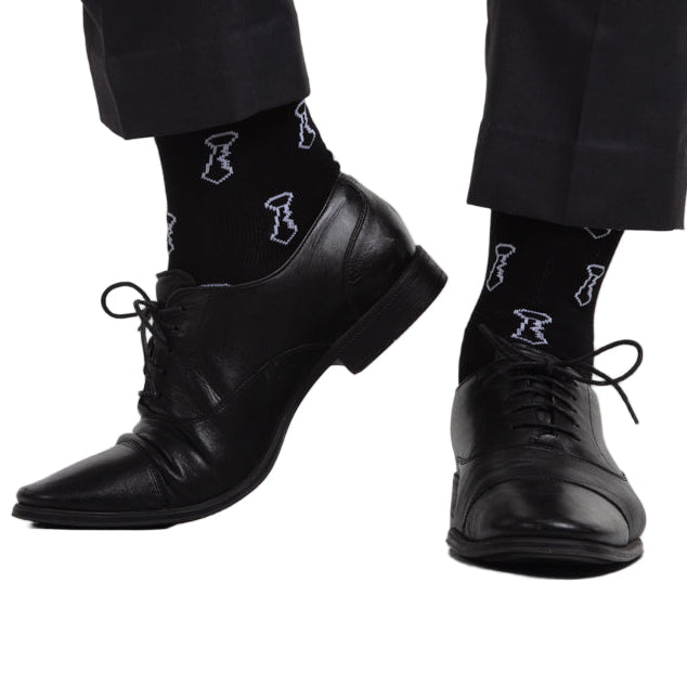 Black Kool Tiezz Sock