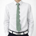The Green & White Buzz Tie